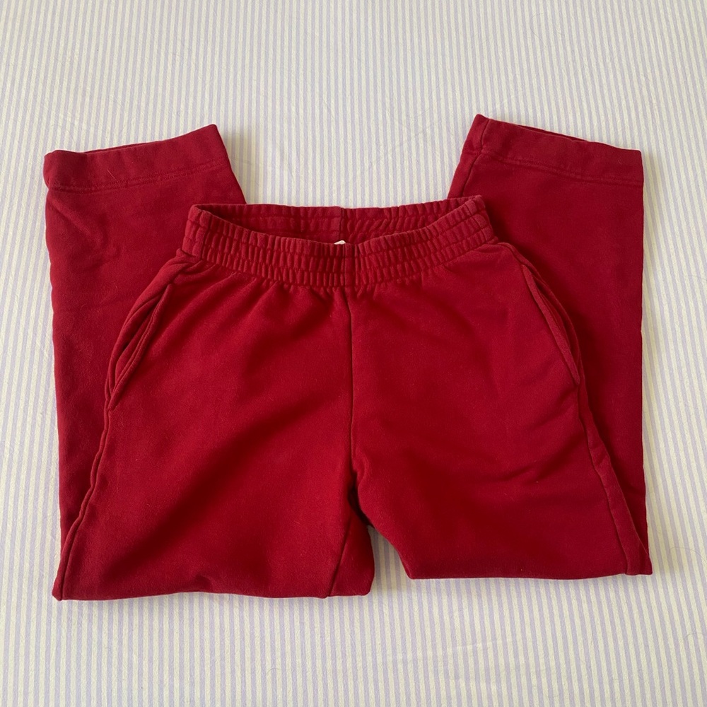 Beaton Linen Bernie Pant in Ruby